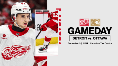 PREVIEW: Red Wings cap two-game road trip with matchup against Senators on Thursday