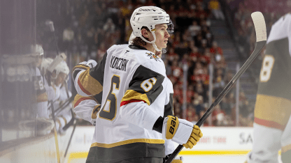 VGK@CGY: Korczak scores goal against Devin Cooley