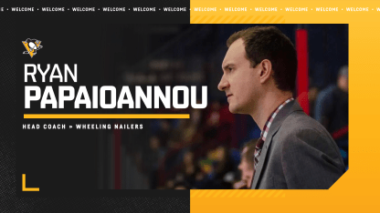 Wheeling Nailers Name Ryan Papaioannou Head Coach
