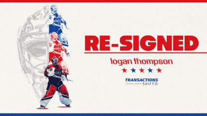 Capitals Re-sign Logan Thompson