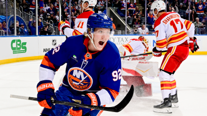 Calgary Flames New York Islanders game recap March 14 2026