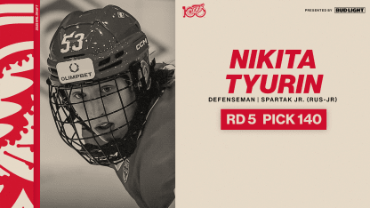 DET Nikita Tyurin Draft Card 2025