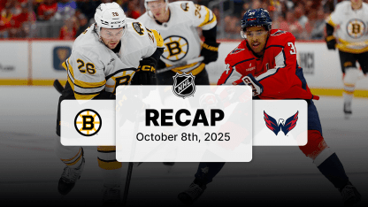 Spielbericht: BOS 3, WSH 1