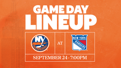 Preseason Game Preview: Islanders at Rangers Sept 24 2024