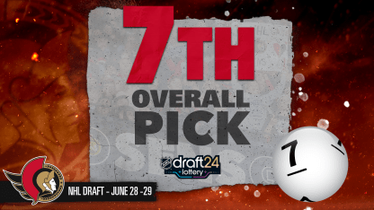 Senators Land 7th Overall Pick in the NHL Draft Lottery