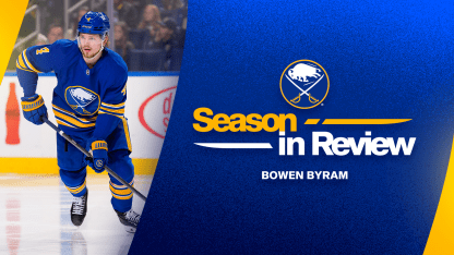 buffalo sabres bowen byram season statistics highlights contract