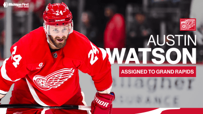 Red Wings assign Austin Watson to Grand Rapids