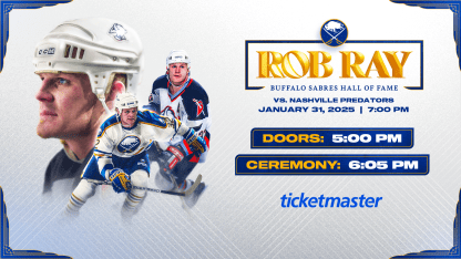 rob ray buffalo sabres hall of fame induction date january 31