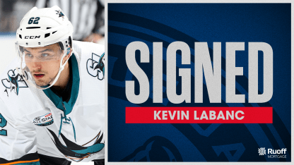 blue jackets sign kevin labanc to one year contract