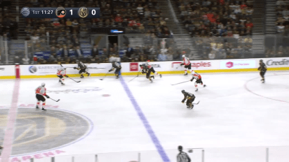 Theodore's wrist shot goal