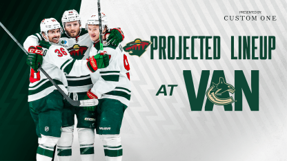 Minnesota Wild Projected Lineup
