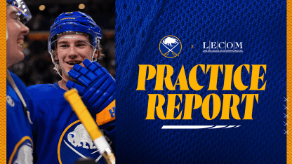 buffalo sabres practice road trip mattias samuelsson