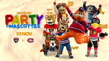Les Canadiens dévoilent la liste d’invités du Party de mascottes de Youppi!