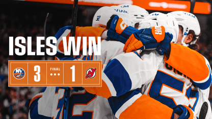 FINAL: Islanders 3, Devils 1