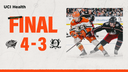 FINAL: Ducks Tie It Late, Fall in OT
