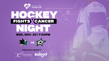 Dallas Stars to host annual Hockey Fights Cancer Night on Wednesday, Nov. 20 111524