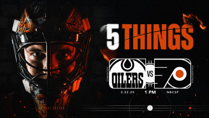 5 Things: Flyers vs. Oilers