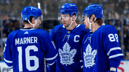 John Tavares, Mitchell Marner and William Nylander