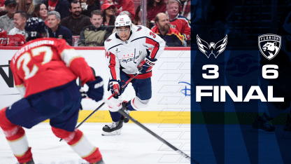 FINAL: Capitals 3 - Panthers 6