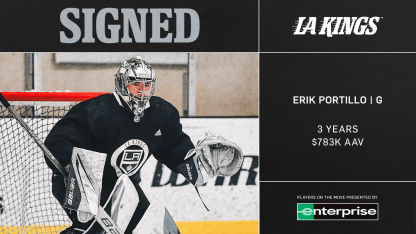 Kings-Sign-Goaltender-Erik-Portillo-To-Three-Year-Contract