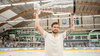 oliver ekman-larsson day with cup 2