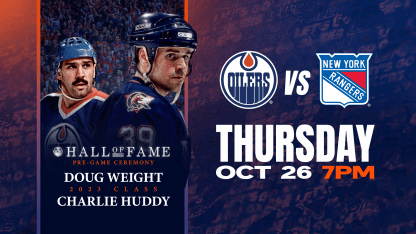 RELEASE: Weight, Huddy to be added to Oilers HOF this Thursday