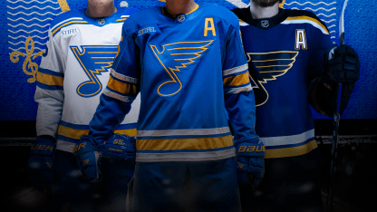 Blues announce jersey schedule for 2025-26