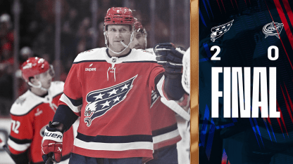 FINAL: Capitals 2 - Blue Jackets 0