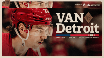 PREVIEW: Detroit goes for season sweep of Vancouver on Thursday