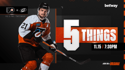 5 Things: Flyers @ Hurricanes