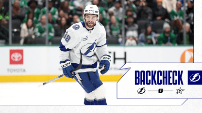 The Backcheck: Tampa Bay Lightning point streak hits 13 games with Sunday win in Dallas