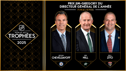 DG de l’année : Cheveldayoff, Nill et Zito finalistes