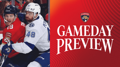 PREVIEW: Panthers ready for another ‘battle’ with Lightning in Game 1