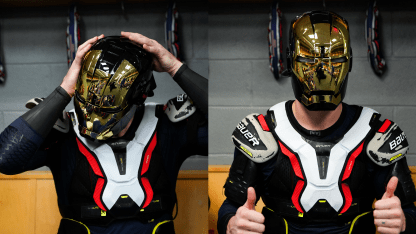 Horvat Gets Iron Man Mask for Shootout Game-Winner in 3-2 SO Win Over Blackhawks