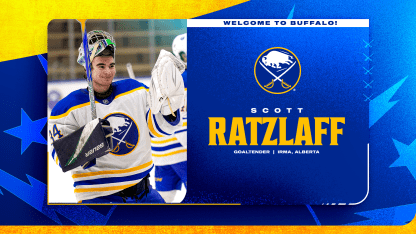 buffalo sabres sign scott ratzlaff entry level contract