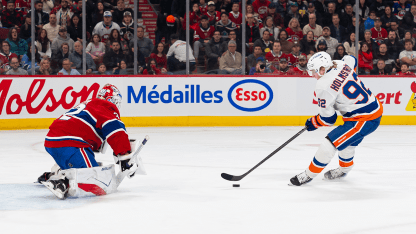 Holmstrom's breakaway goal