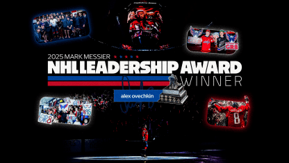 Alex Ovechkin Wins Mark Messier NHL Leadership Award