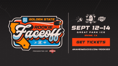 Ducks to Host Golden State Rookie Faceoff presented by Arrowhead Water at Great Park Ice and FivePoint Arena Sept. 12-14