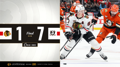 Chicago Blackhawks Anaheim Ducks game recap December 7 2025