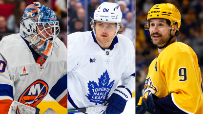 Veckans tre svenska stjärnor i NHL Filip Forsberg William Nylander Marcus Högberg