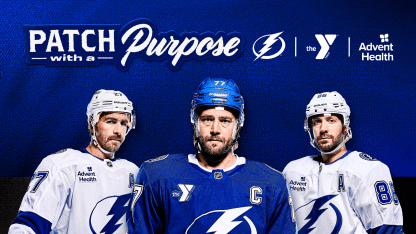 Tampa Bay Lightning launch "Patch with a Purpose program with founding partners Tampa YMCA and AdventHealth