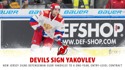 Devils Sign Yakovlev