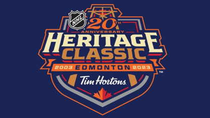 Edmonton Oilers und Calgary Flames präsentieren Trikots für Heritage Classic