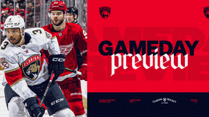 PREVIEW: Samoskevich moves up as Panthers visit Red Wings
