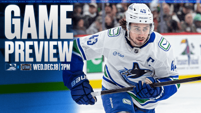 Canucks Hit the Road for First Matchup Against Utah Hockey Club