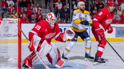 Nashville Predators Detroit Red Wings game recap October 12