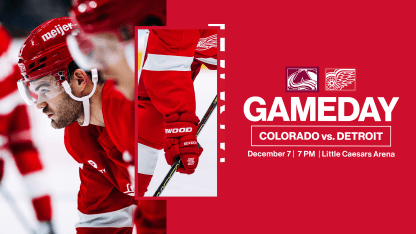 PREVIEW: Red Wings face off against visiting Avalanche on Saturday