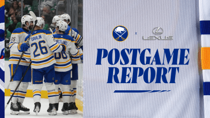 buffalo sabres winning streak tage thompson dallas stars recap