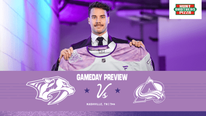 GAME DAY: Avalanche vs. Preds, November 22 - 2025_11_22