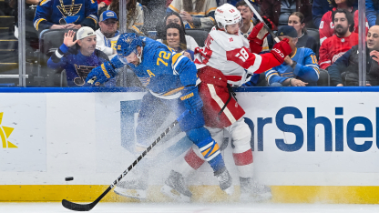 Photos: Red Wings 5, Blues 2 - Oct. 28, 2025